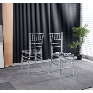 Set di 4 Sedie da Pranzo per Matrimonio con Seduta in Plastica per il Tuo Giorno Speciale - Product Image 5