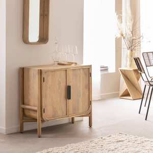 Aparador pequeño de madera de mango Vandana Sereno Solace - Product Image 1