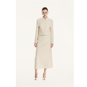 Artículos de Moda en Tendencia, Abrigos para Mujer, Abrigo de Cachemira JASMINE Hecho a Mano, Estilo Minimalista Informal, Suministro ODM, Abrigos de Invierno para Damas - Product Image 2