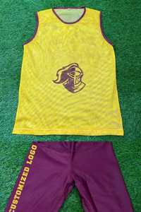 Custom Unisex Lacrosse Pinnie Set Mesh Training <b>Bib</b> Compression Shorts Paddling Team Practice Wear Sublimation Uniform Front - Product Image 3