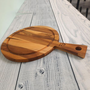 Tabla de Cortar de Madera Vietnamita Premium - Duradera y Apta para Cuchillos, Ideal para Cocinar, Servir y Decorar - Product Image 3