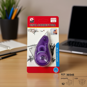 1pc Ruban correcteur 12/U 5mmx8m CINTA CORRECTORA - Product Image 3