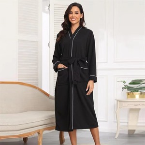 2026 High Quality Custom Logo Men 5 Stars Hotel Bath Robe Luxury <b>Waffle</b> Cotton <b>Bathrobe</b> Wholesale - Product Image 1