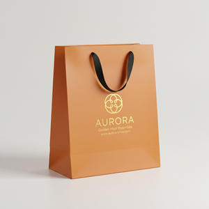 Luxury Handmade <b>Laminated</b> White <b>Paper</b> Custom Branded Shopping Bag for Gift Packaging Supermarket Fashion Boutique Cosmetics - Product Image 2