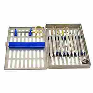 Kit de sutura para estudiantes de medicina, piel de práctica realista de acero inoxidable, suturas completas, juego de instrumentos quirúrgicos de Dentavex - Product Image 5