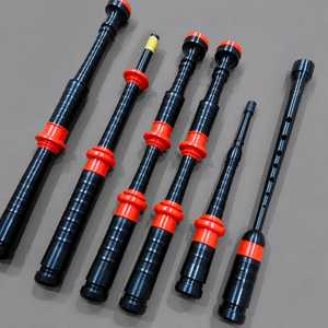 Bagpipes écossais de haute qualité avec garnitures rouges, embouts de bagpipes, QUALITÉ PREMIUM à prix de gros auprès d'un fabricant indien - Product Image 1