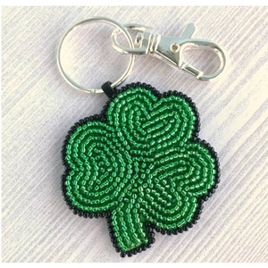 Glass Beaded Flower Keychain Bag Charm Hold to Keys or Bag Charm Key Chains for Bag Purse <b>Backpacks</b> for Girls Gifted Accessory - Product Image 5
