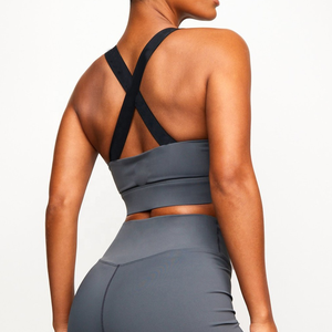 Sujetador Deportivo Sin Costuras Premium para Mujer, Talla Grande, para Yoga y Gimnasio, con Logotipo Frontal, Estampado Animal, Alta Sujeción, Elástico en Cuatro Direcciones, Spandex/Nailon - Product Image 4