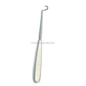 Aiguille à ligature VERITAS Deschamps de qualité supérieure, finition mate, manuelle, réutilisable, 20 cm, instrument chirurgical pour sutures - Product Image 1