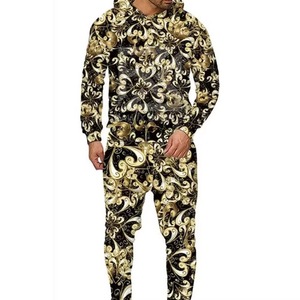 Survêtement léger pour homme, style streetwear, à capuche avec cordon de serrage, imprimé par sublimation, séchage rapide, respirant, taille personnalisable, 100% coton - Product Image 5