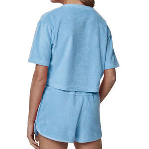 Ensemble T-shirt et Short Femme – Tenue d'Été Décontractée Moderne – Haut à Manches Courtes et Short Ample – Idéal pour le Quotidien – Ensemble OEM 2026 - Product Image 3