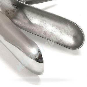 เครื่องมือตรวจภายในช่องคลอดแบบสามใบมีดชนิดปากเป็ด ทำจากสแตนเลสสตีล ยี่ห้อคอลลิน สำหรับการผ่าตัดและตรวจทางนรีเวช - Product Image 4