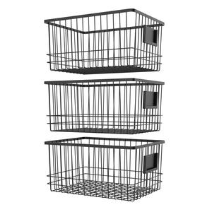 Cesta de Almacenamiento de Metal Resistente con Asas, Organizador de Alambre Resistente a la Oxidación para Uso Doméstico - Product Image 4
