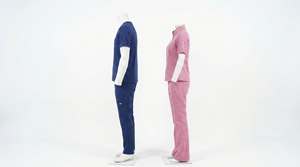 Unisex Medical <b>Scrub</b> Uniform Set Breathable Hospital Workwear Nursing <b>Scrubs</b> <b>Top</b> and Pants Comfortable Healthcare Uniform Bulk - Product Image 6