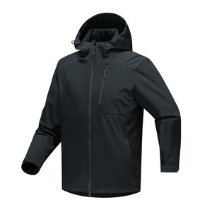 Casual Winter Wear High Street Style <b>Men</b> Softshell <b>Jacket</b> Collar Hooded <b>Lightweight</b> Mountain windbreaker <b>jackets</b> for <b>men</b> s wear - Product Image 3