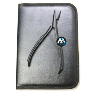 Pinzas Profesionales para Extensiones de Cabello, Pinzas de Anillo Micro de 2 mm, Herramienta de Precisión Negra para Extensiones de Cabello de Salón - Product Image 5