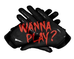 Gants de football américain au design personnalisé avec une adhérence améliorée, légers, collants, dotés de poignées et d'éléments extensibles - Product Image 4