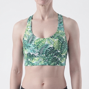 Sujetador deportivo sin costuras Active Bolster Industry, ecológico, de alto impacto, transpirable, con logo frontal, para fitness, gimnasio, entrenamiento y yoga. - Product Image 5