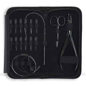 Kit Completo de Pinzas Profesionales para Extensiones de Cabello con Herramientas de Acero Inoxidable para Aplicación, Remoción y Mantenimiento para Peinado - Product Image 3