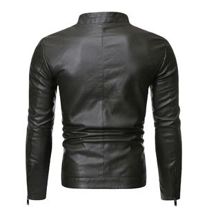 2023 Veste en cuir de vache résistant à l'eau de haute qualité pour hommes, veste en cuir 100% de couleur personnalisée pour hommes - Product Image 3