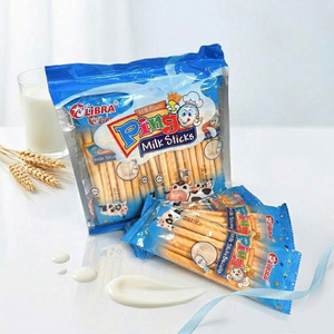 Unique Tasty Milk Stick <b>Biscuits</b> 186g Butter Flavor Sweet Snack ODM Vietnam Supplier - Product Image 1