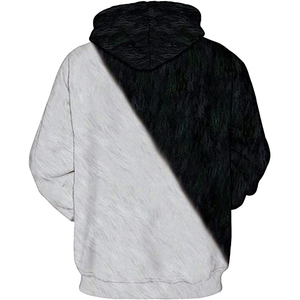 Sweat-shirts à capuche unisexes surdimensionnés en polaire polyester 500 GSM de haute qualité, avec logo personnalisé, style streetwear, épais et lourds, pour l'hiver - Product Image 4