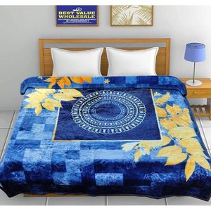 Luxury Polyester Mink Throw Blanket 4.5 KG <b>Super</b> <b>Soft</b> Warm Winter Double Bed Cover Traditional Style for Home and Hotel Use - Product Image 5