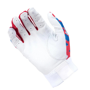 Cheap price PU leather and stretch <b>mesh</b> fabric sport training baseball batting gloves | Good quality sheepskin baseball gloves - Product Image 1