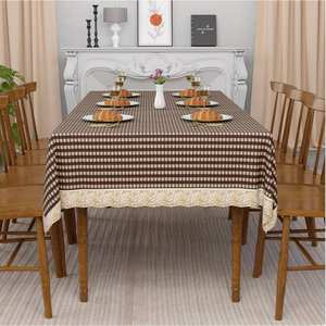 Nappe de table en coton 100% pur, dernier design, pour la décoration de la maison, les mariages et les fêtes - Product Image 3