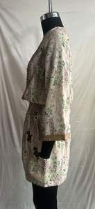 Mono con estampado floral, estilo playero, informal, de verano, de manga larga, elegante, para fiesta, para mujer. - Product Image 2