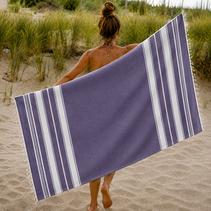 Promotional <b>Turkish</b> Cotton Fouta Beach <b>Towel</b> with Custom Logo & Design-Sand-Free Quick-Dry Fouta <b>Towel</b> For Beach Use. - Product Image 5