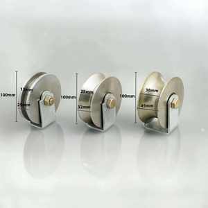 Roulettes de remplacement en acier inoxydable pour porte coulissante moderne, fenêtre et garage – Composants de quincaillerie durables et à roulement fluide - Product Image 4