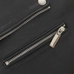 High Quality latest design men's leather <b>jacket</b> Full zipper leather <b>jacket</b> - Product Image 3