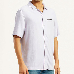 Custom Color Breathable Camp <b>Collar</b> <b>T</b>-<b>Shirt</b> Breathable Fabric Casual Wear Lightweight Camp <b>Collar</b> <b>Shirt</b> - Product Image 4