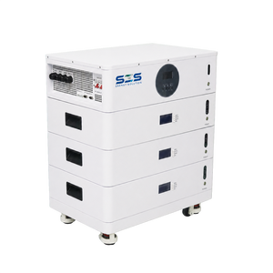 SES LiFePO4 15kWh RS485ที่วางซ้อนกันได้5-10kW IP65ระบบกริดไฮบริดแบบครบวงจรที่เก็บพลังงานในบ้าน6000รอบ - Product Image 1
