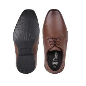 Tan Men's Dress <b>Shoes</b> <b>Red</b> Chief Classic Formal Footwear Office Business Meetings Elegant Professional Wear Comfortable Finish - Product Image 3