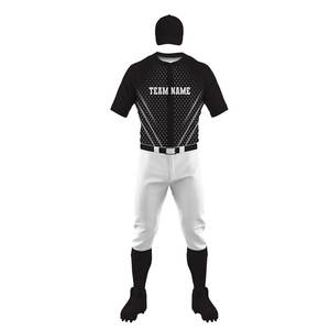 Ensemble de maillot et pantalon de baseball de bonne qualité pour jeunes, design unique, logo personnalisé imprimé, uniforme de baseball à prix de gros - Product Image 2