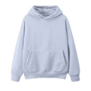 Sudadera con Capucha Extra Grande Personalizada con Logotipo, 100% Algodón French Terry, Prenda Esencial de Streetwear, Sudadera Gruesa para Otoño - Product Image 1