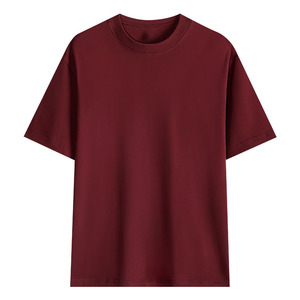 เสื้อยืดคอตตอนเนื้อหนัก 220 กรัม แขนสั้น ทรงไหล่ตกเล็กน้อย รับปักโลโก้ตามแบบ OEM พร้อมพิมพ์ลายตามสั่ง - Product Image 2