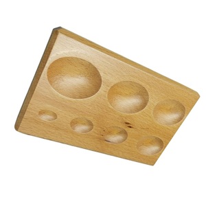 Bloc de façonnage en bois de haute qualité pour bijoux, outil de bombage ovale en bois pour le façonnage du métal, 7 tailles de cavités pour outils de bijouterie - Product Image 5