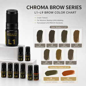 Ensemble de pigments pour sourcils LOVBEAUTY PMU, encre de microblading semi-permanente pour maquillage permanent, salon de beauté - Product Image 6