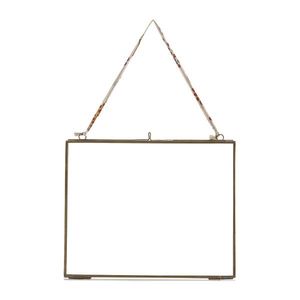 Metal <b>Photo</b> <b>Frame</b> Rectangle Die Cutting Printing <b>Black</b> Floral Design Durable Finish - Product Image 2