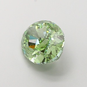 Diamant de laboratoire CVD ovale de 2,73 carats, vert vif fantaisie modifié, clarté VVS2, polissage excellent, pierre précieuse non montée pour bijoux - Product Image 2
