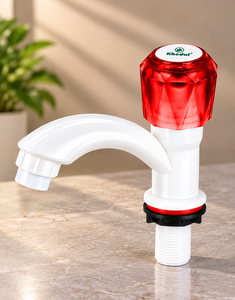 Grifo de Cocina Moderno Khodal de Plástico Blanco, Monomando, de 1 Orificio, para Montar en el Encimera - Product Image 4