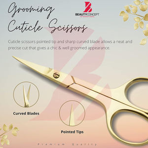 กรรไกรตัดหนังกำพร้าสีทองสแตนเลสคุณภาพดีเยี่ยม ใช้งานได้ยาวนาน เหมาะสำหรับร้านทำเล็บ - Product Image 4