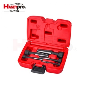 HANDYPRO 5PCS Double Edge Screw Extractor Set SCM 440 Steel Blow Mold for <b>Vehicle</b> Repair <b>Tools</b> - Product Image 1