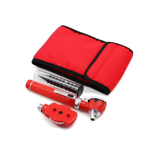 Ensemble d'otoscope et d'ophtalmoscope optique miniatures, pochette de protection, kit d'instruments de diagnostic, examen des oreilles et des yeux, équipement médical portable - Product Image 6