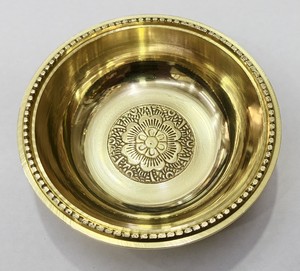 Cuenco Pequeño de Latón de Alta Calidad (Vati) para Alimentos y Rituales Hindúes y Pooja, Cuenco de Latón para Postres, Cuenco de Latón Dorado - Product Image 2