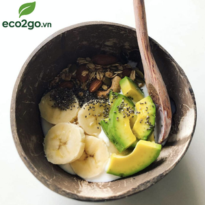 Eco2Go Vietnam Bol en Coque de Noix de Coco Naturelle Fait Main Écologique Durable Réutilisable Vaisselle - Product Image 4