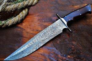 Custom Handmade Carbon Steel Hunting <b>Knife</b> 13 Inch <b>Bone</b> <b>Handle</b> with Silver Bolster Ambidextrous Durable THEWIZ CRAFTS - Product Image 4